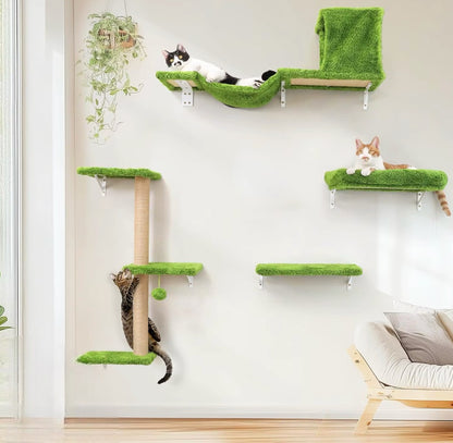 Parcours mural pour chat