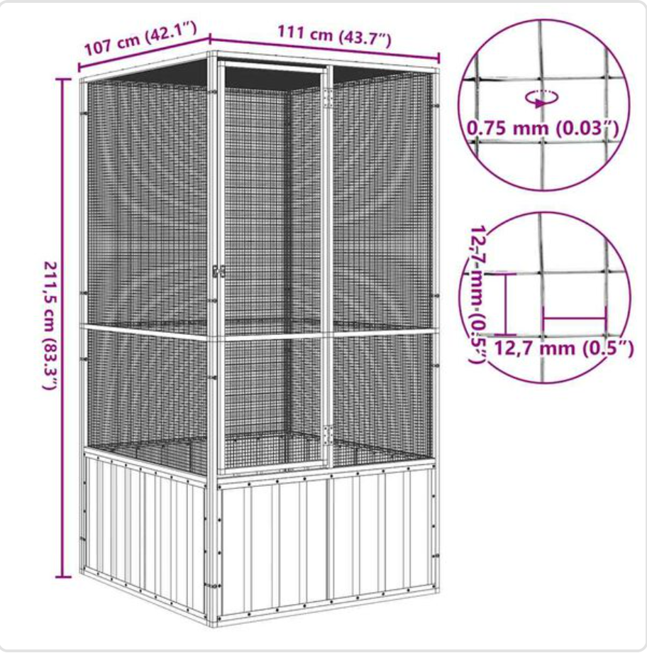 Cage à oiseaux