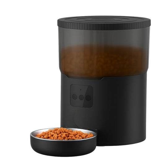 Distributeur automatique de croquettes pour chat