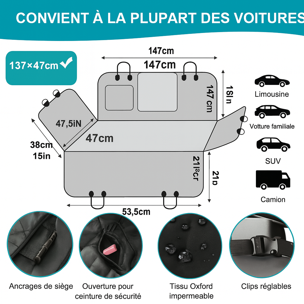 Housse de protection pour voiture